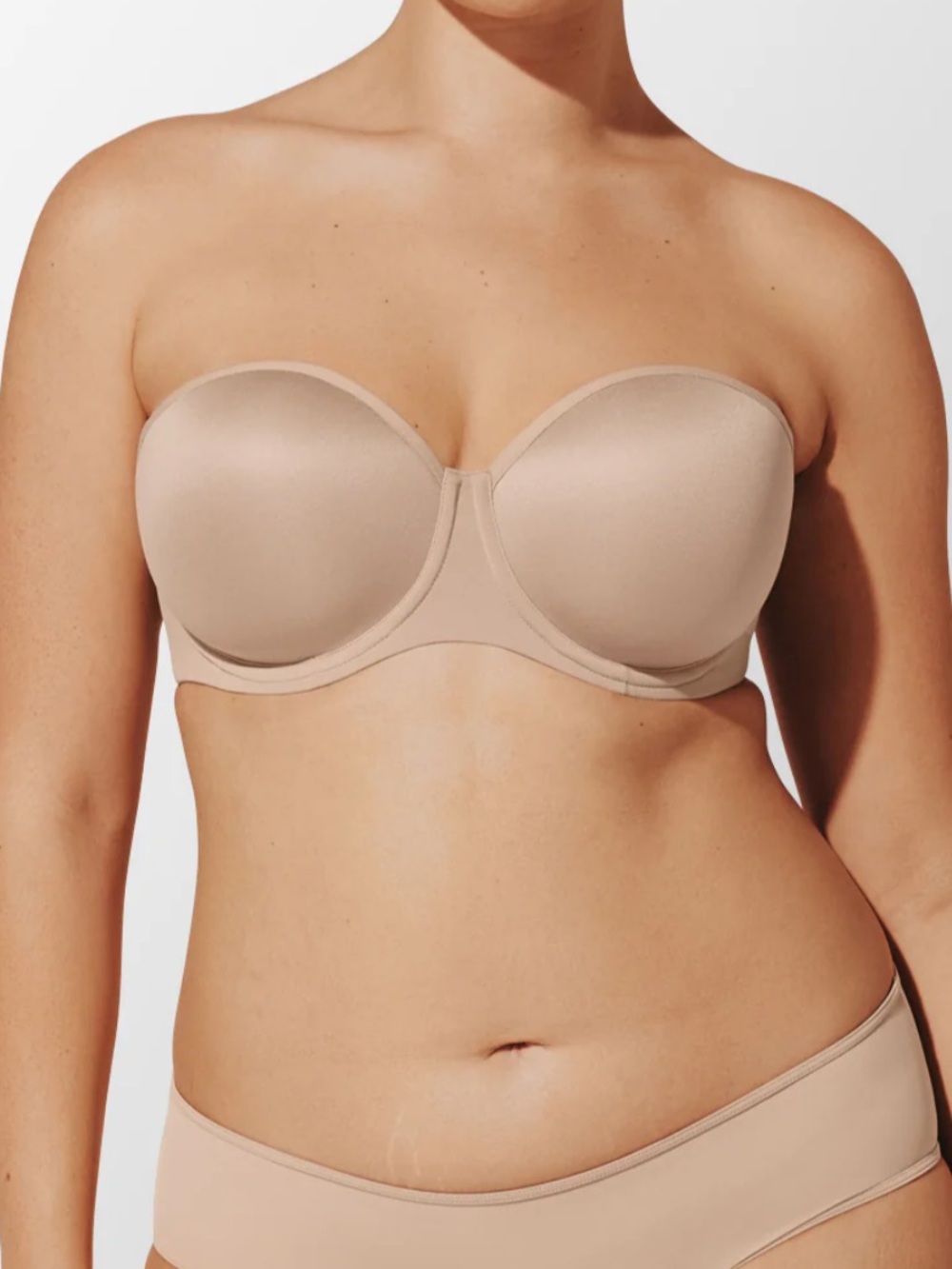Third Love 24/7 Classic Strapless Bra in Taupe 36D
